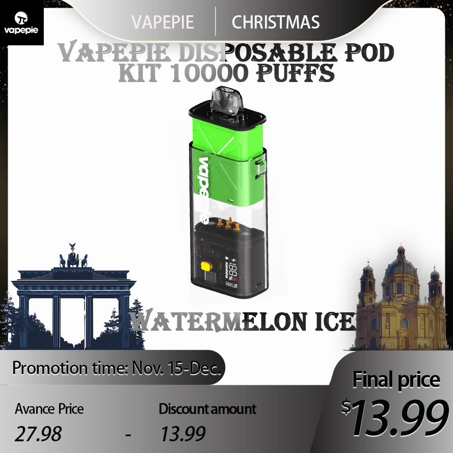 Vapepie Disposable Pod 10000 PUFFS  Watermelon Ice