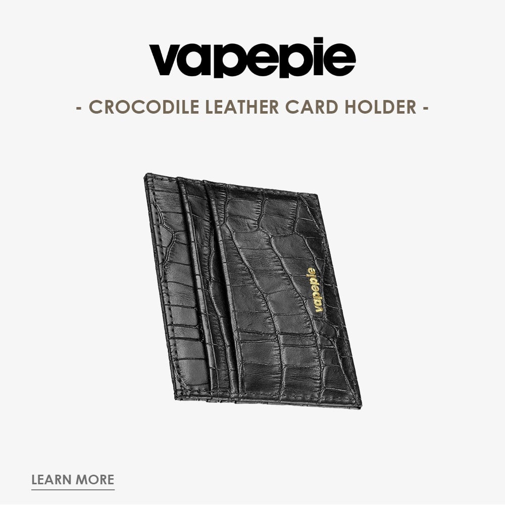 VAPEPIE Crocodile Leather Card Holder | USA warehouse