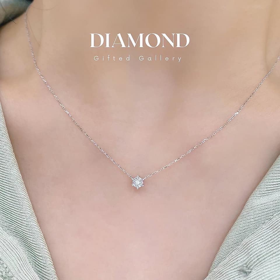 0.06ct Daily Diamond Necklace by Gifted Gallery