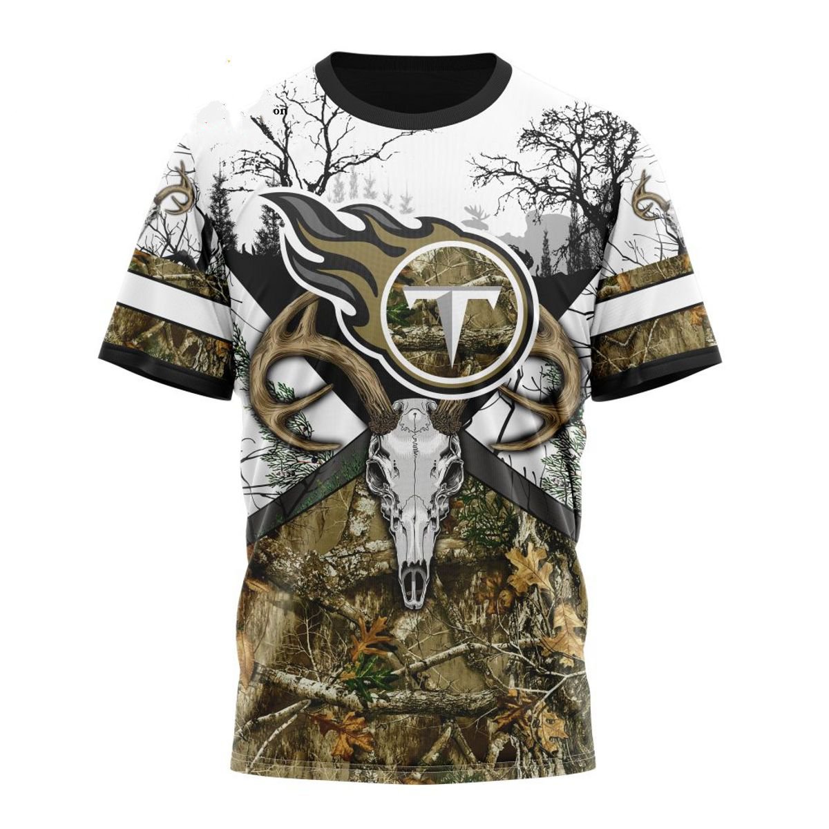 TENNESSEE TITANS DEER SKULL AND FOREST 3D HOODIE