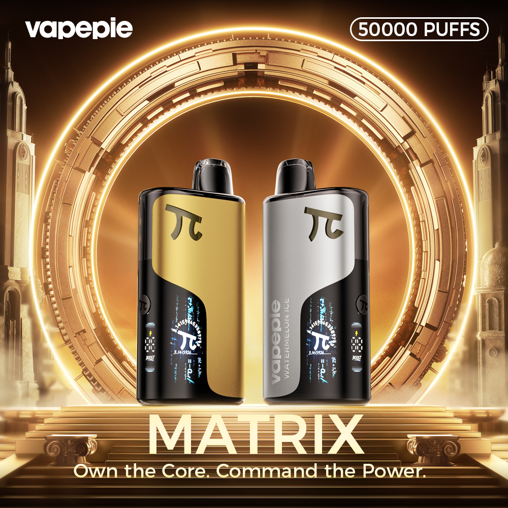 VAPEPIE MATRIX 50000 Puffs | Premium Metal Body & Luxurious Texture