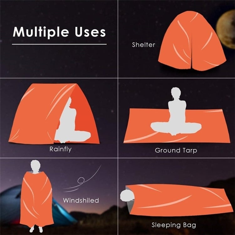 -Emergency Waterproof Sleeping Bag