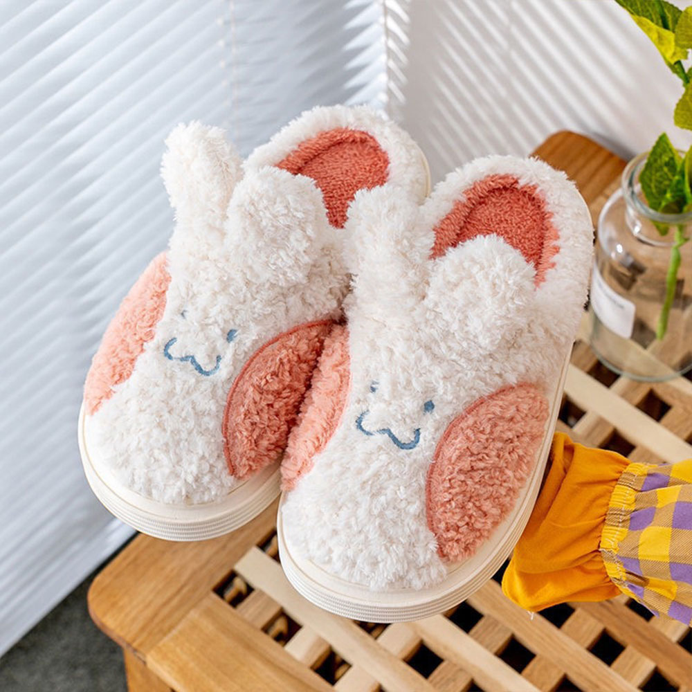 Castillotigo™ Zapatos de casa Winter Plush Bunny
