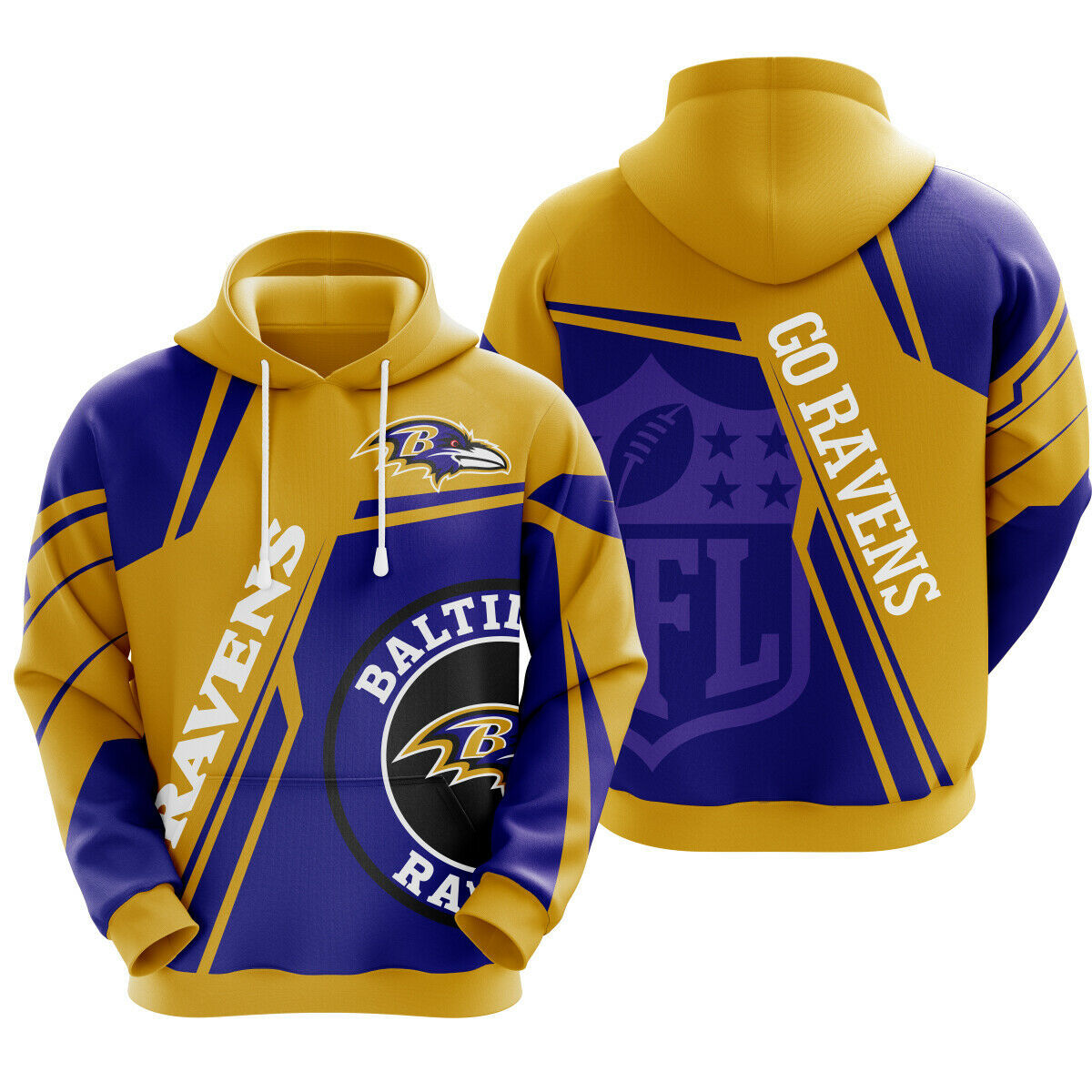 BALTIMORE RAVENS 3D HOODIE NOV06