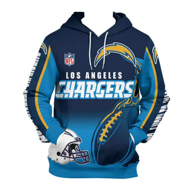 LOS ANGELES CHARGERS 3D HOODIE LLAC009