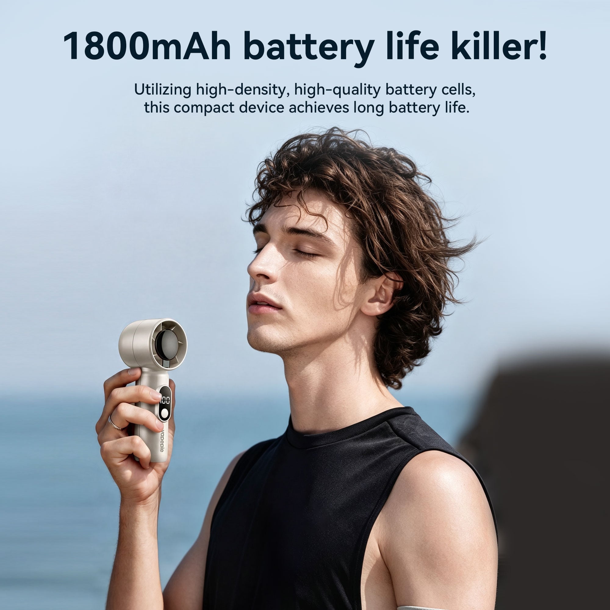 Vapepie Merch High-speed Handheld Mini Fan  | U.S. Warehouse Fast Delivery