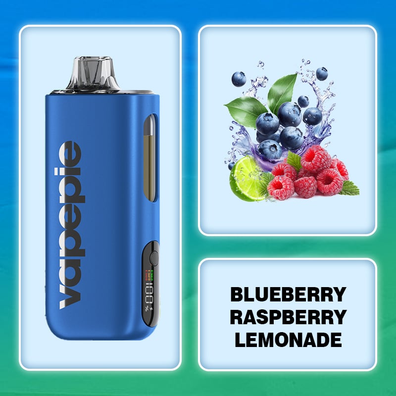 BLUEBERRY RASPBERRY LEMONADE & VAPEPIE Max 40000 PUFFS