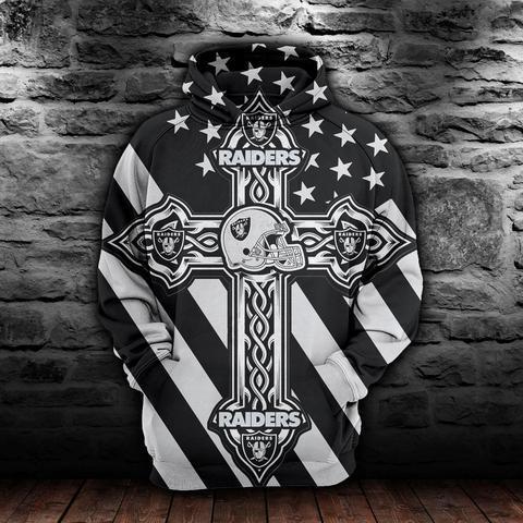 RAIDERS 3D HOODIE UNIQUE 122