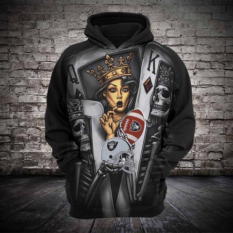 LAS VEGAS RAIDERS 3D HOODIE UNIQUE 121