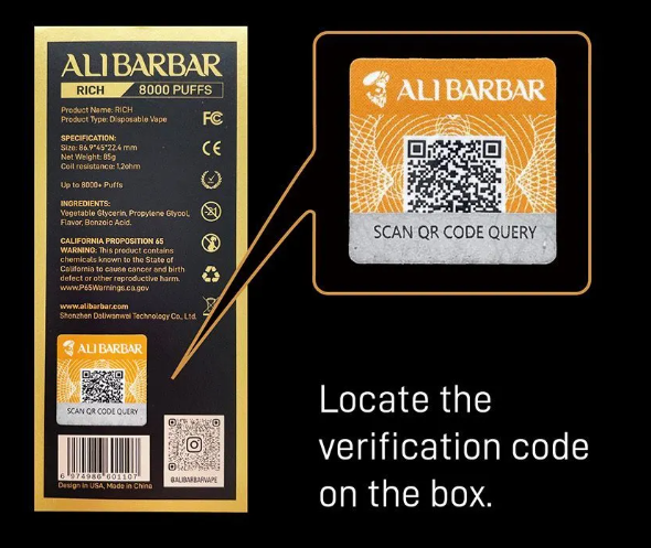 How to Verify the Authenticity of Alibarbar Vape