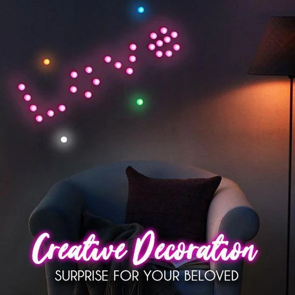 Pushpin Night Lights - Soft and Comforting Glow to Your Room（5 PCS）
