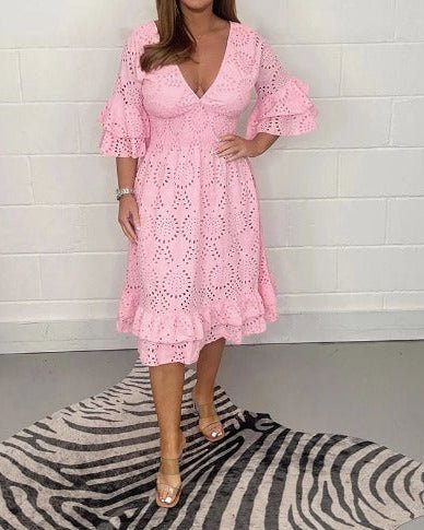 Alba | Casual Lace Dress