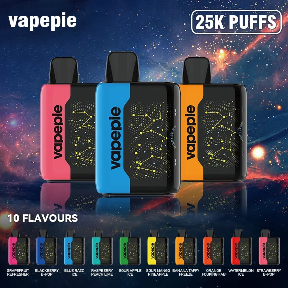 ✨NEW PRODUCT LAUNCH✨VAPEPIE 25000 PUFFS - Star Sky Curved Screen