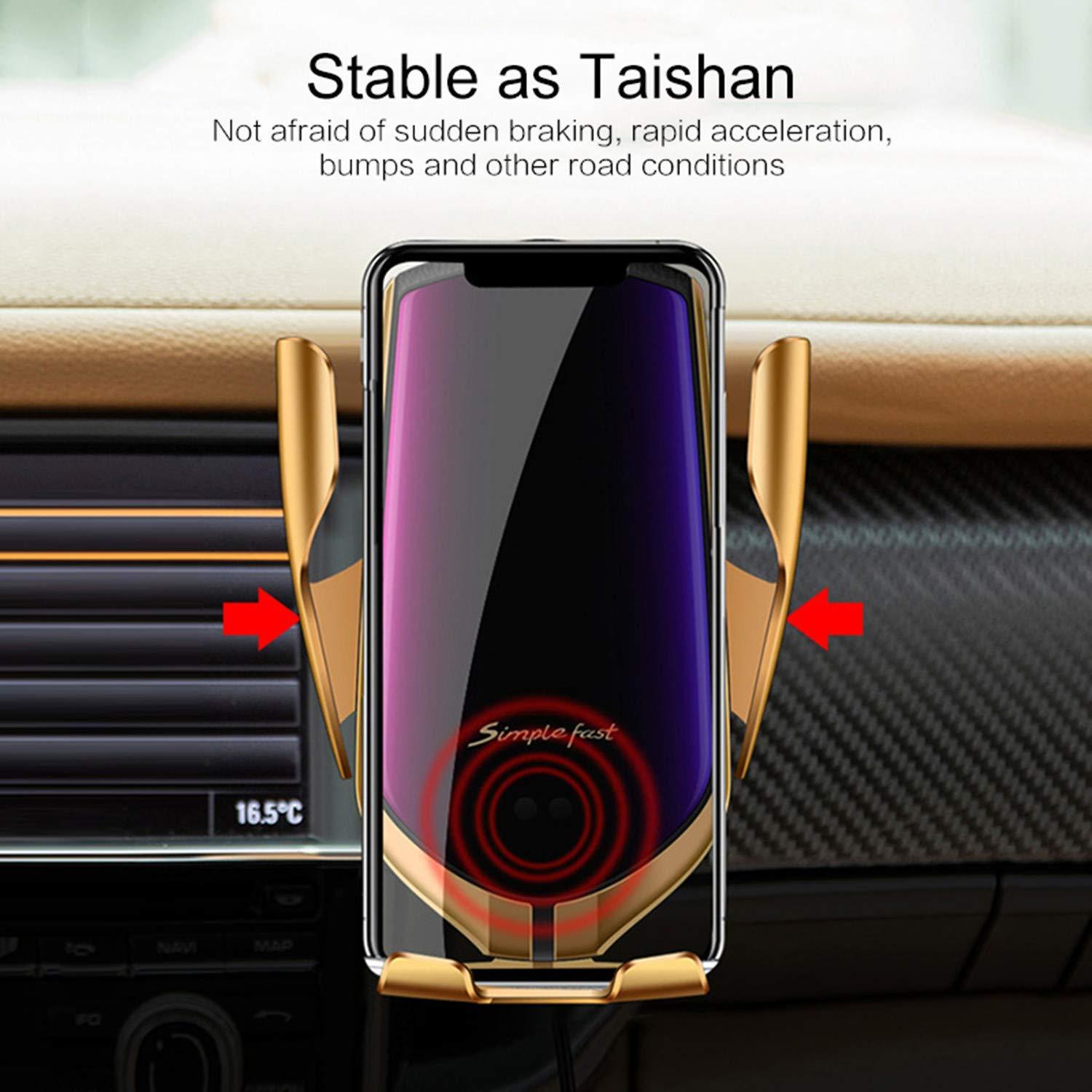 Wireless Automatic Sensor Car Phone Holder And Charger