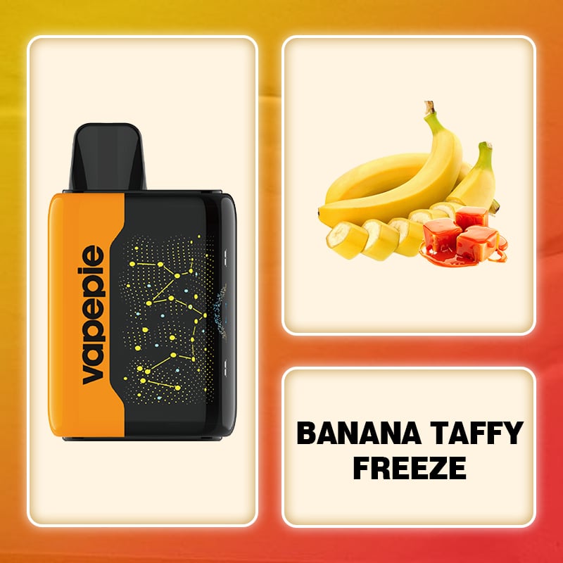 VAPEPIE 25000 Puffs BANANA TAFFY FREEZE