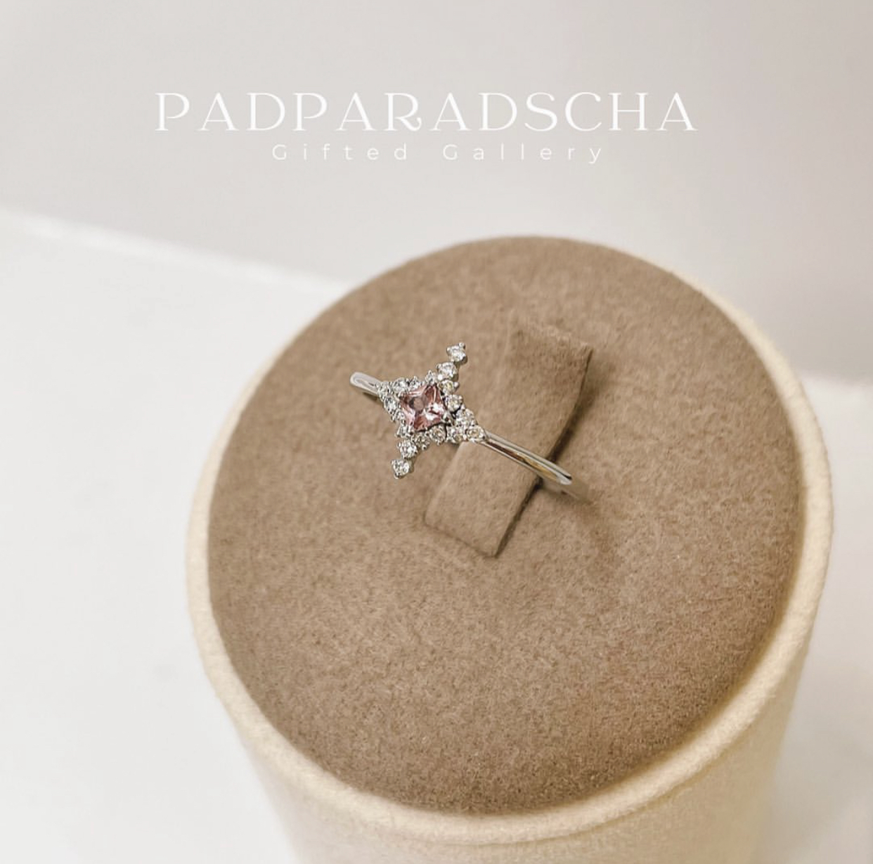 Sold＊Padparadscha Ring by Gifted Gallery