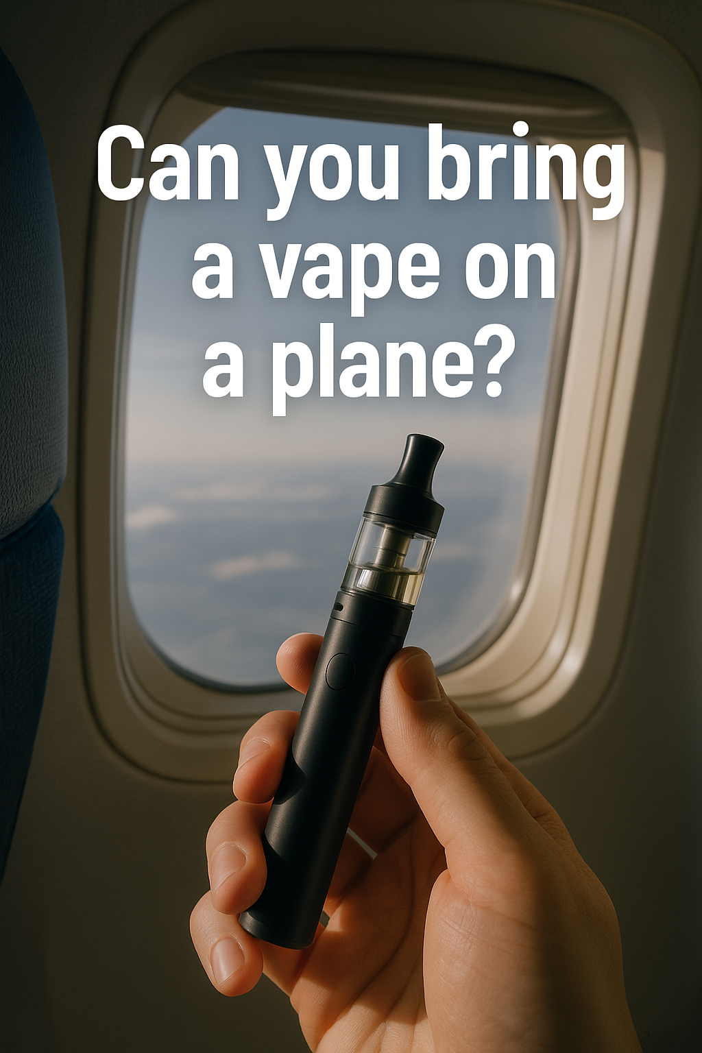 Can you bring a vape on a plane? 