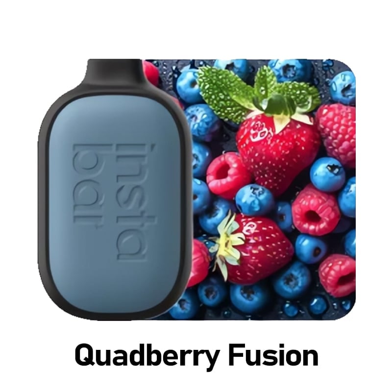 Quadberry Fusion & INSTABAR Max 7500 PUFFS