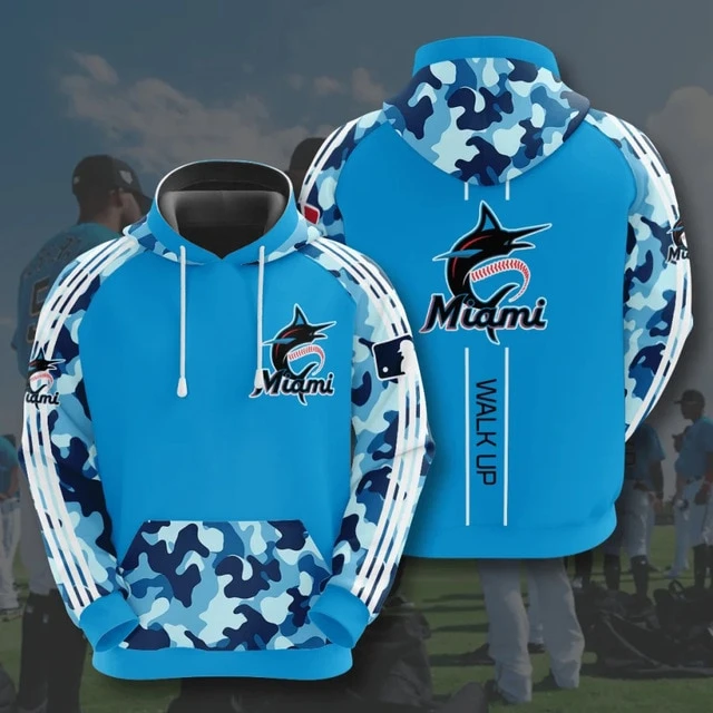 MIAMI MARLINS 3D HOODIES MM004