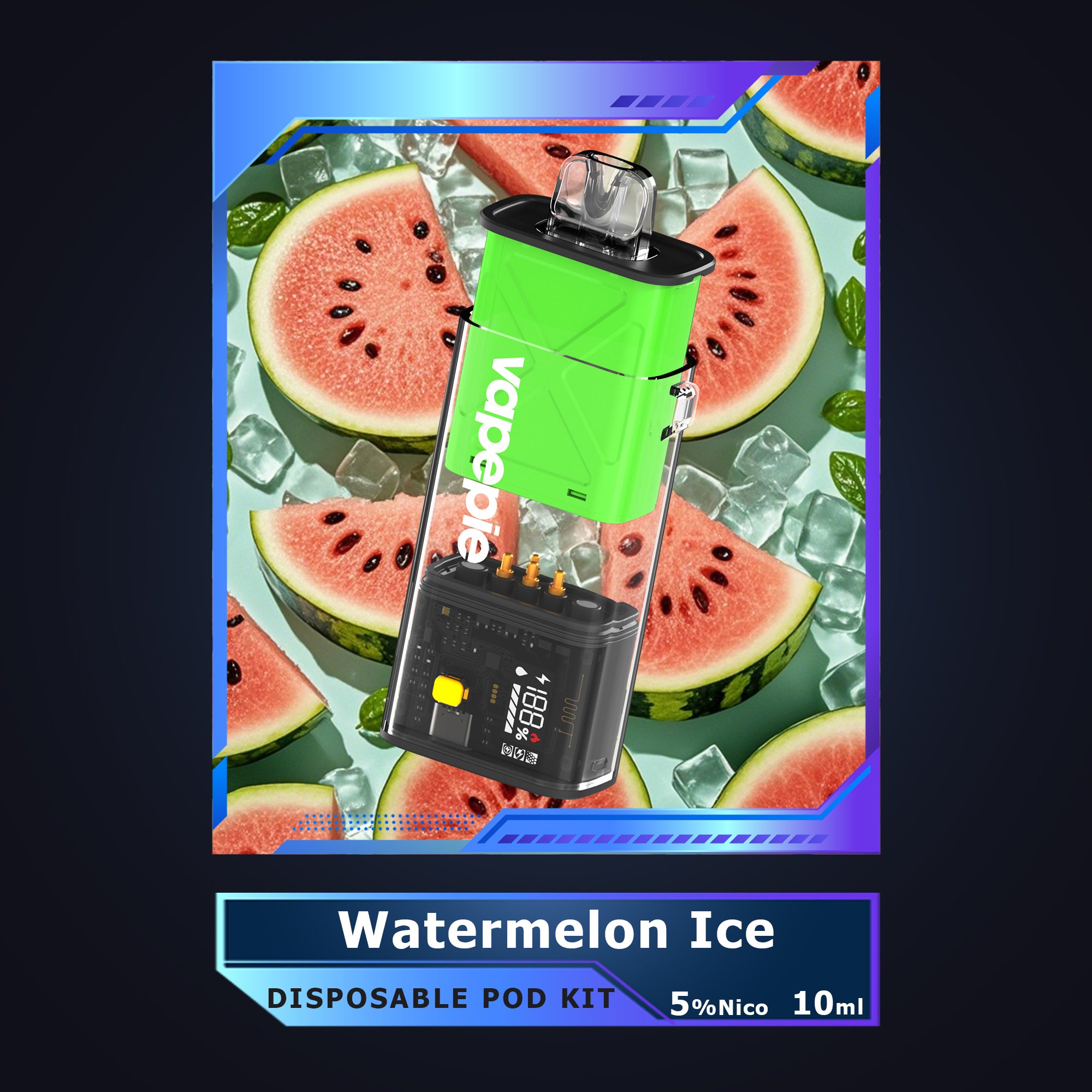 Watermelon Ice Vape | VAPEPIE FlexSwitch 10000 Puffs Replaceable Pod