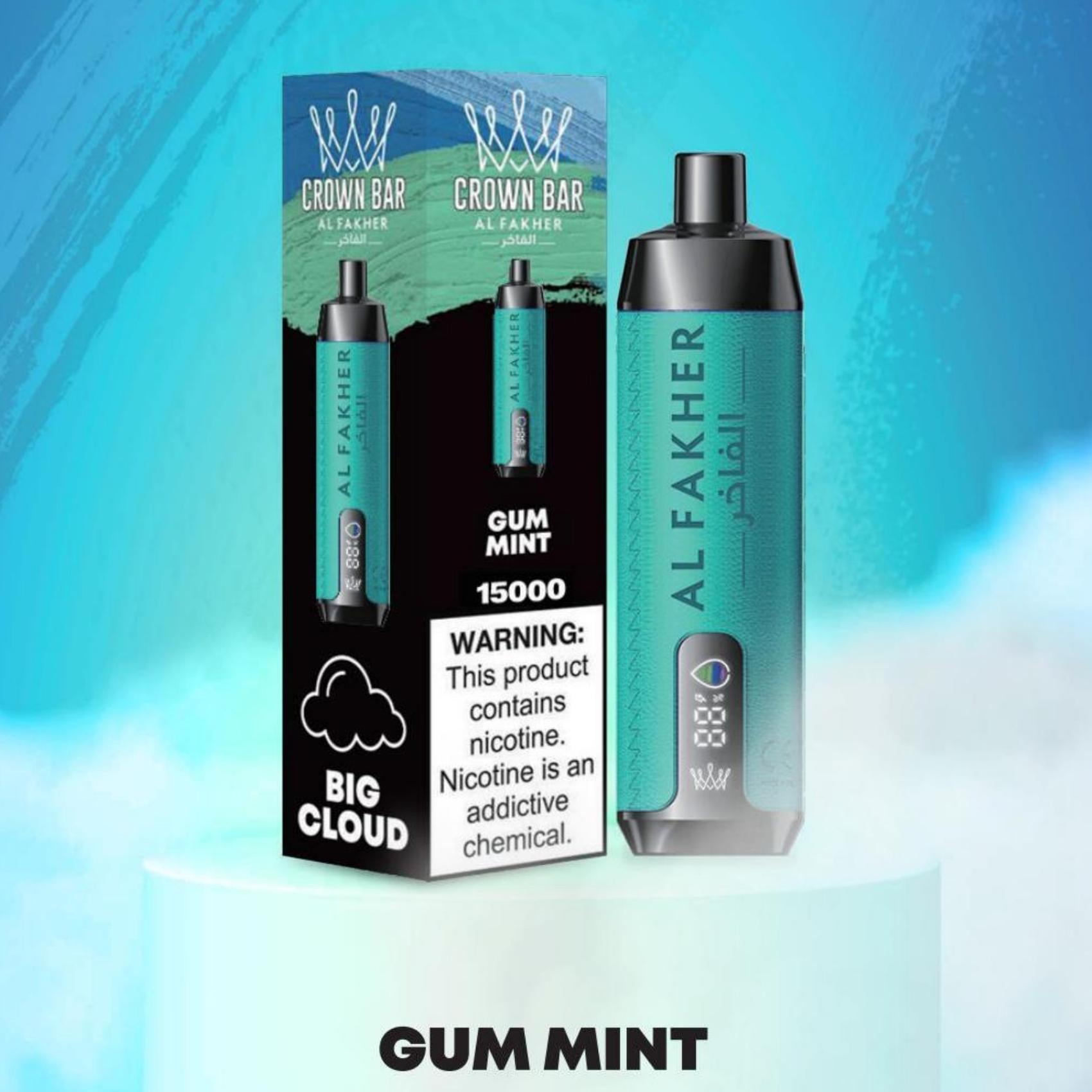 BERRY MINT & AL FAKHER 15000 Puffs with Integrated Hookah Soundwaves!