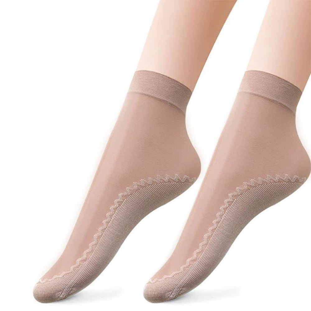 Higolot™ Silky Anti-Slip Cotton Socks(5 pairs)