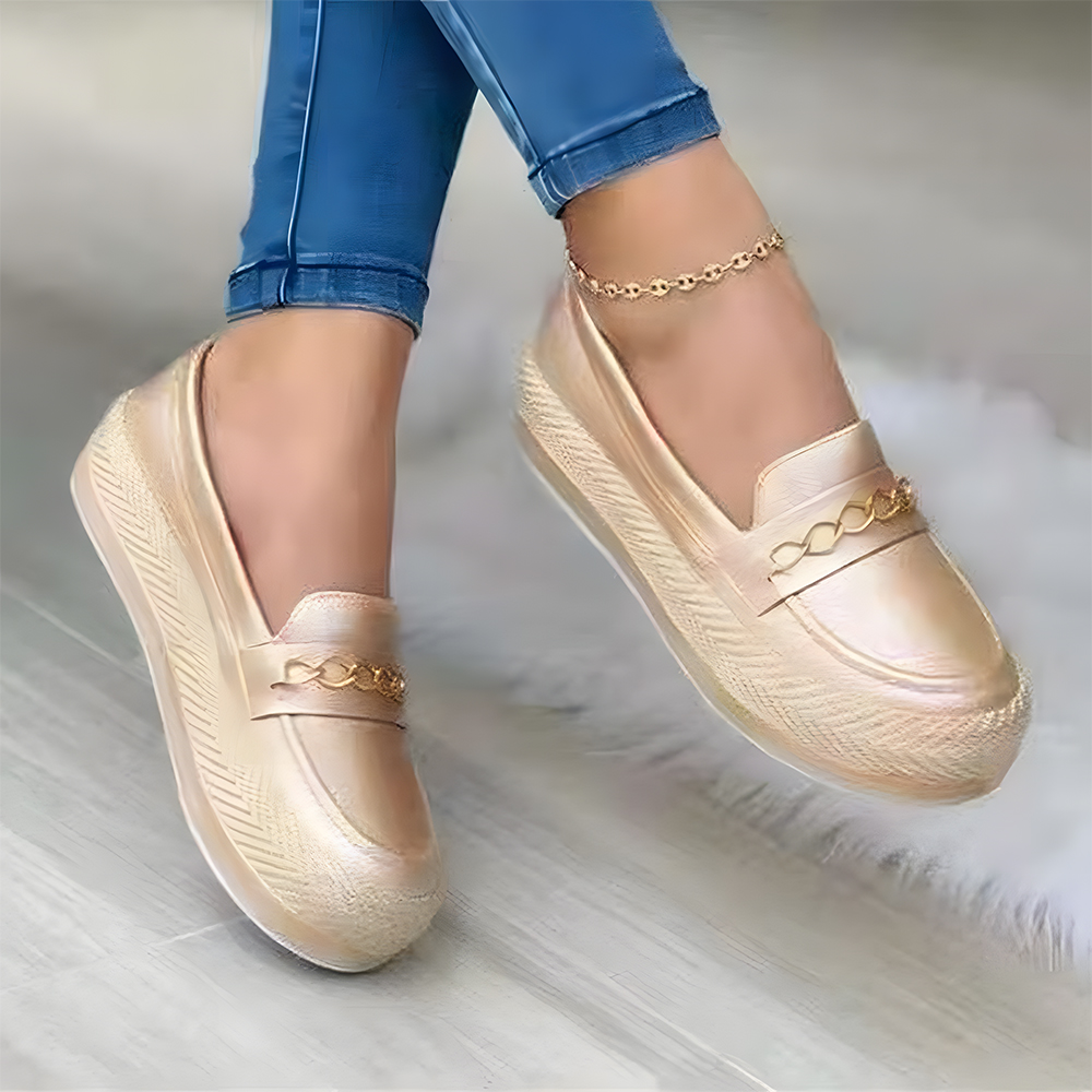 Castillotigo™ Zapatos casuales de suela gruesa de cadena nueva de primavera y verano