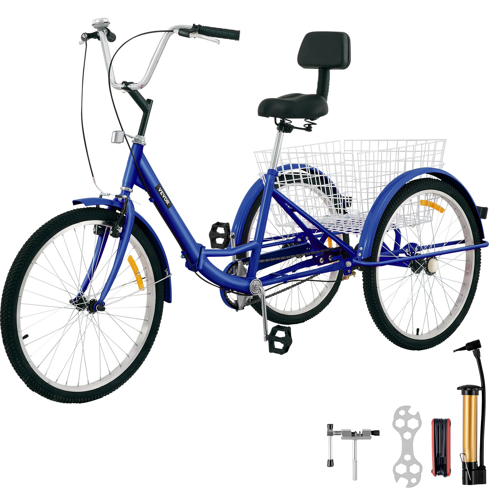🔥Last day 50% off🔥 Tricycle Adult 24’’ Wheels Adult Tricycle