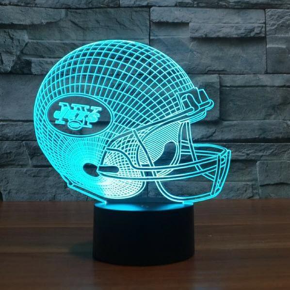 NEW YORK JETS 3D LAMP PERSONALIZED