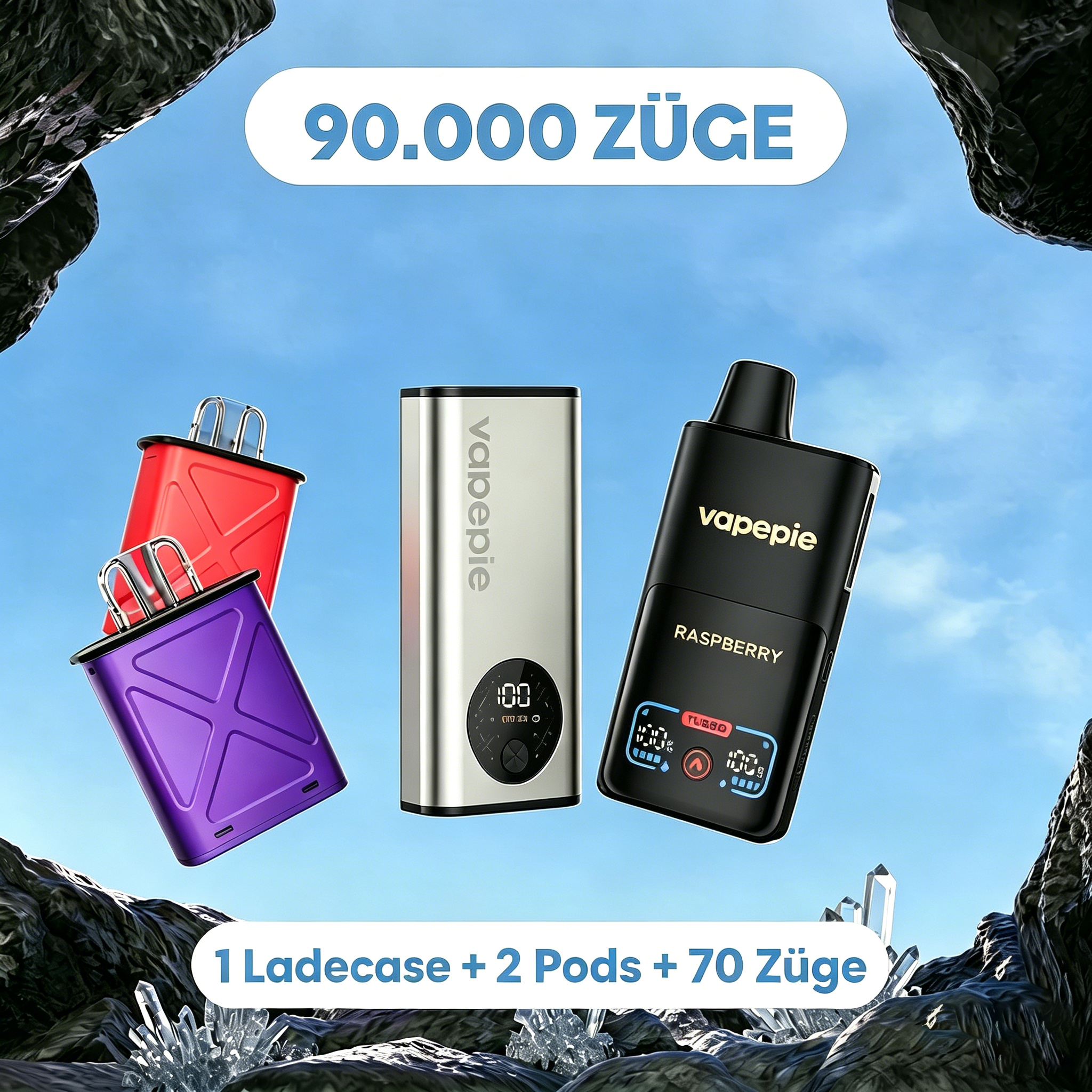 【3Er Pack-5%】90K Starter Bundle