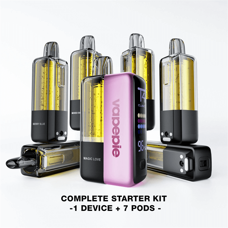 【Pod-Kit Sparpaket】 Vapepie Ultra X 7-in-1 Pod Mod Kit 105.000 Puffs – Das beste Pod-System mit 7 Pods