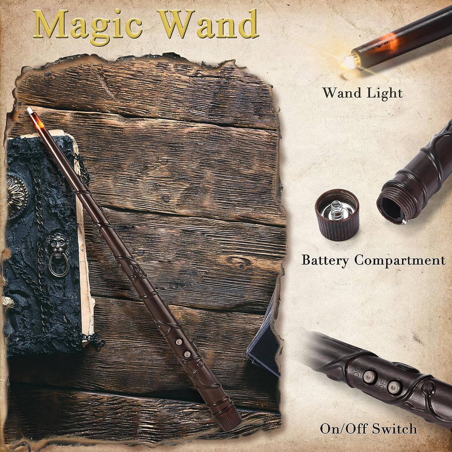 Enchanted Floating Candles with Wizard Wand Remote Butiq
