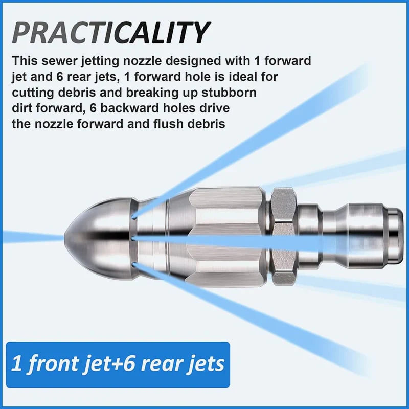 🔥LAST DAY 49% OFF -  Quick Connect Stainless Nozzle Set