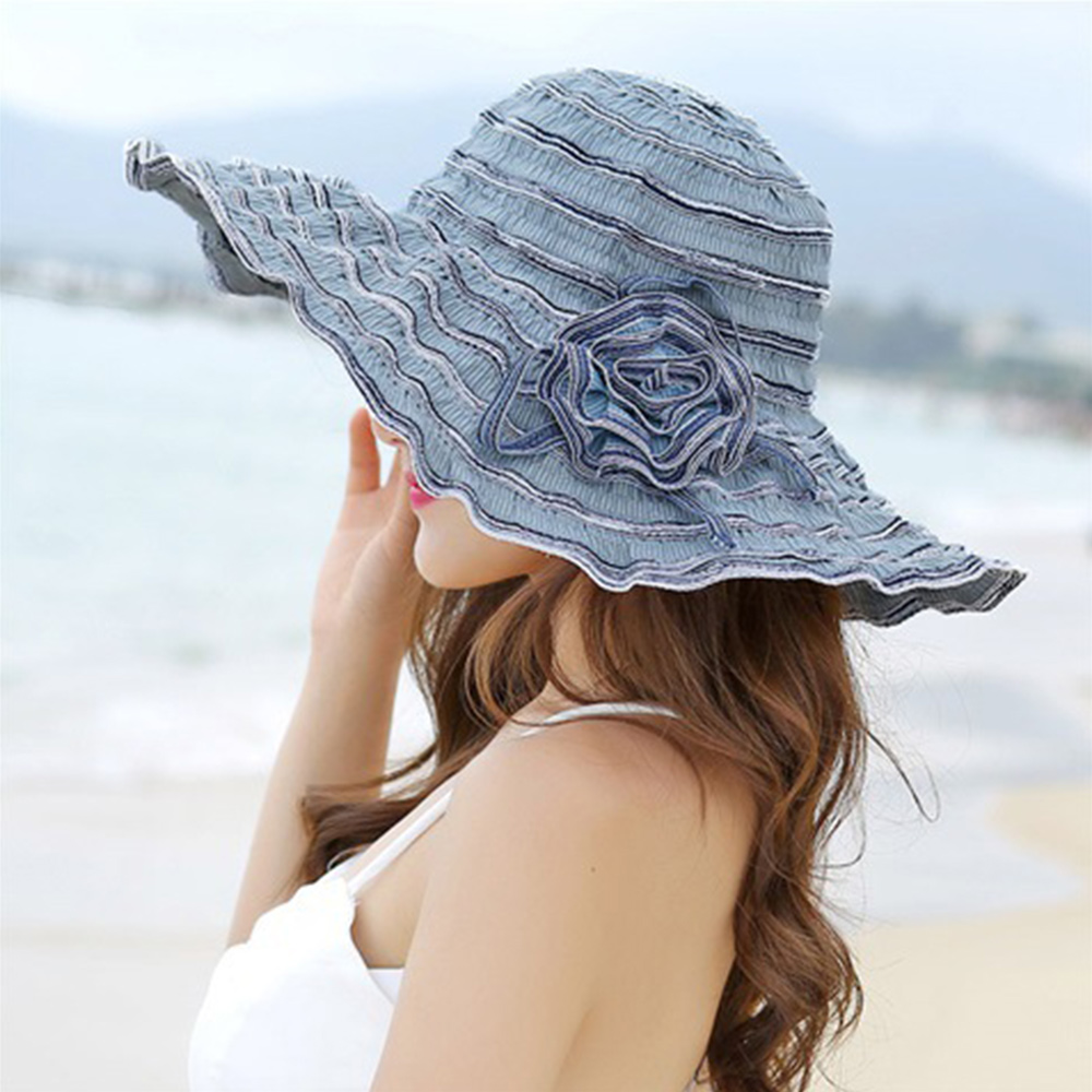 Castillotigo™ Sombrero de ala ancha con protección solar de verano