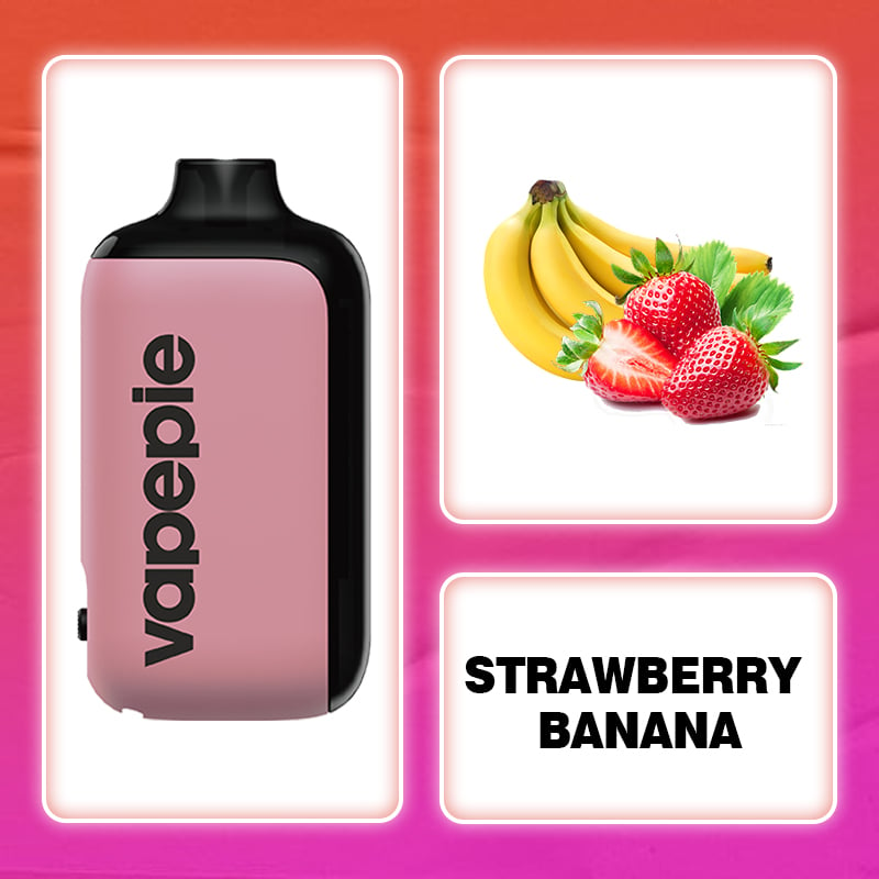 STRAWBERRY BANANA & Vapepie AG 15000 PUFFS