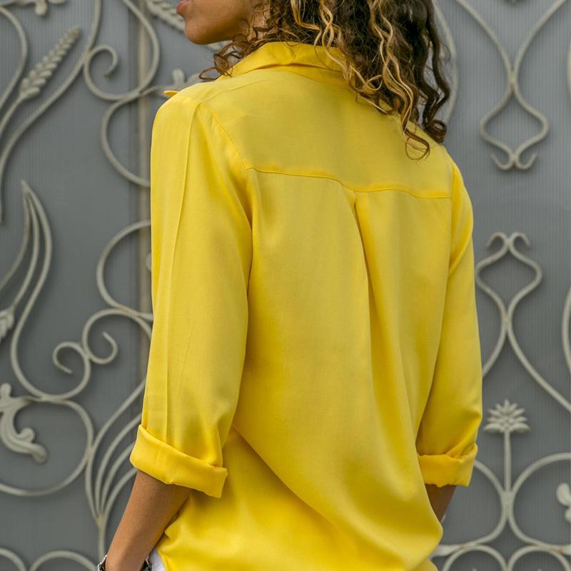 Castillotigo™ Camisa de gasa con botones y cuello en V