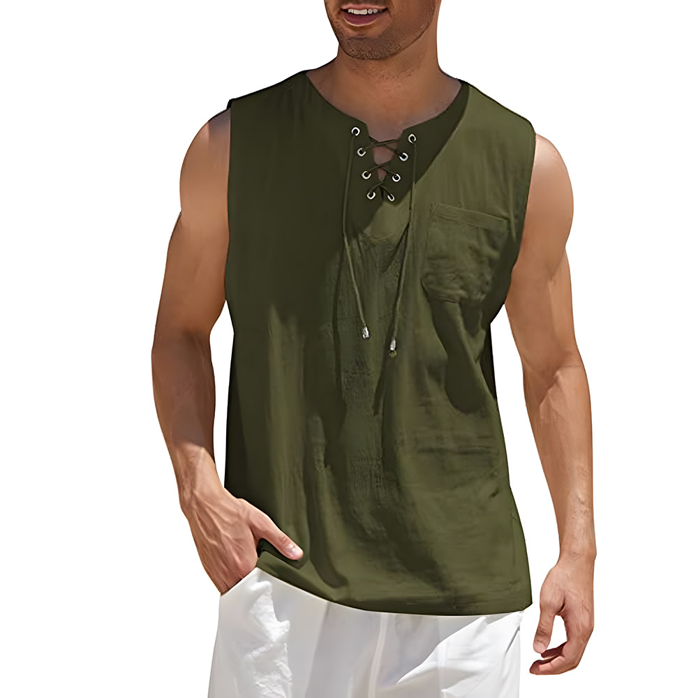 Castillotigo™ Chaleco casual sin mangas simple para hombre