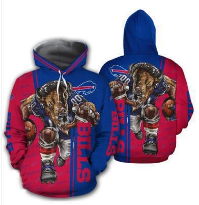 BUFFALO BILLS 3D HOODIE BB1