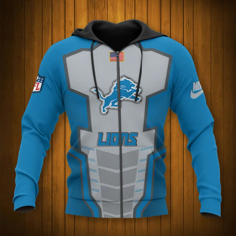 DETROIT LIONS 3D HOODIE TTB4309
