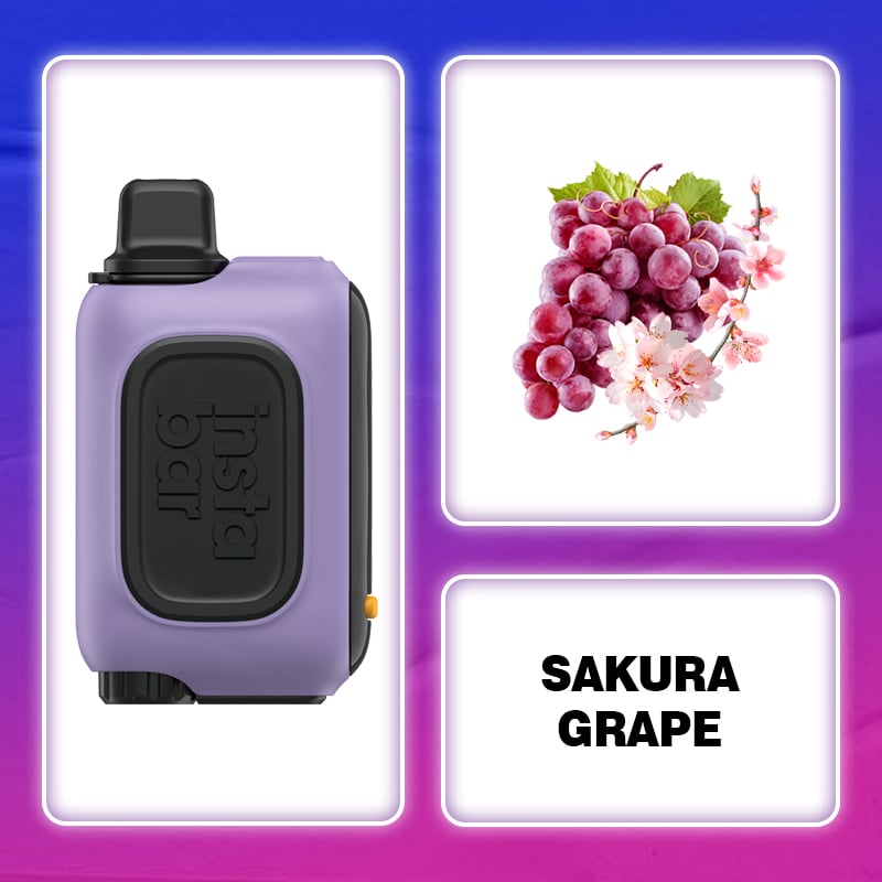 Sakura Grape&INSTABAR WT15000 PUFFS