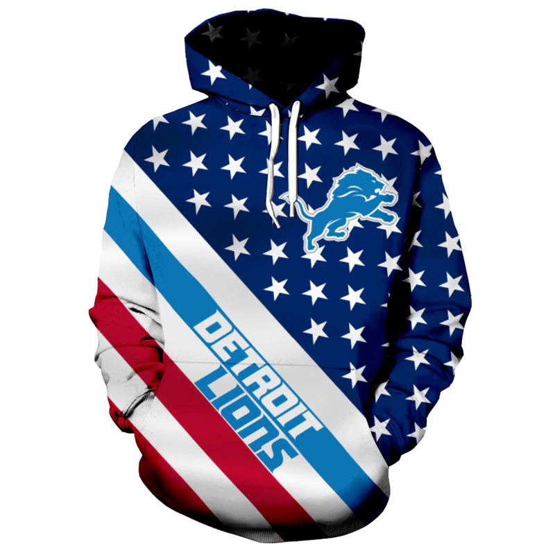 LIONS 3D HOODIE FLAG