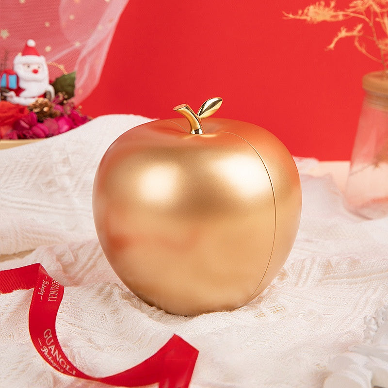 Luxury Rose & Apple Dual-Open Jewelry Gift Box