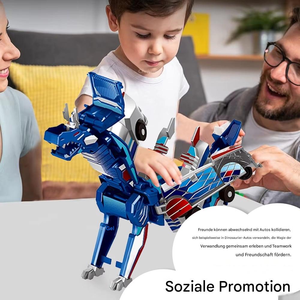 🎁✨ Kollisionsverwandelndes Dinosaurier-Auto-Spielzeug