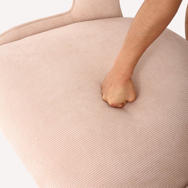 Sillón Sinuoso de Gamuza Gullichsen