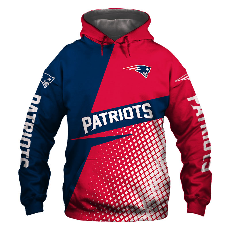 NEW ENGLAND PATRIOTS 3D HOODIE NNEP006