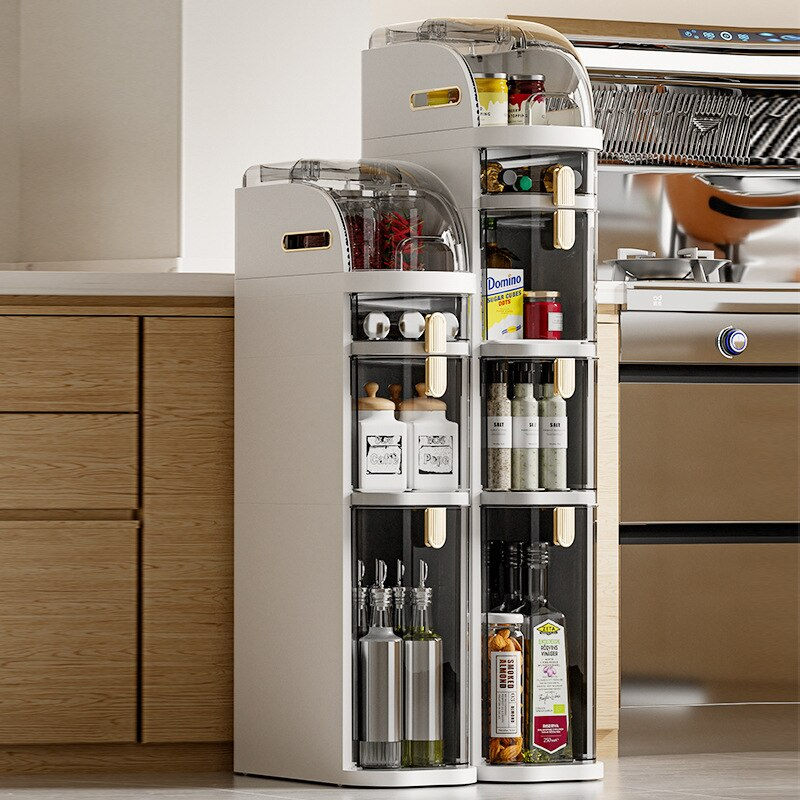 Storage cabinets, drawer type multi-level kitchen bathroom storage shelves