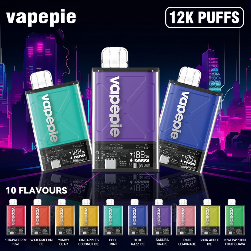 Vapepie FV 12000 PUFFS🔥Limited Time Offer🔥