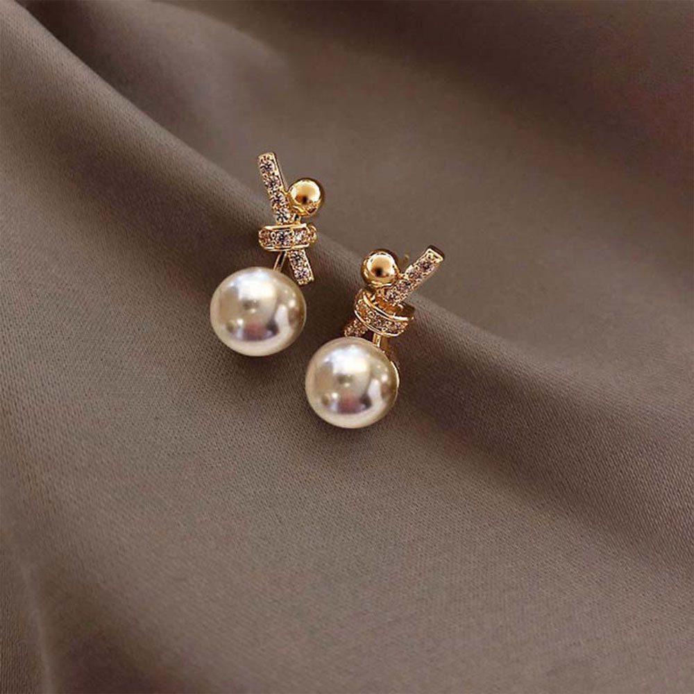 Castillotigo™ Pendientes de perlas de moda
