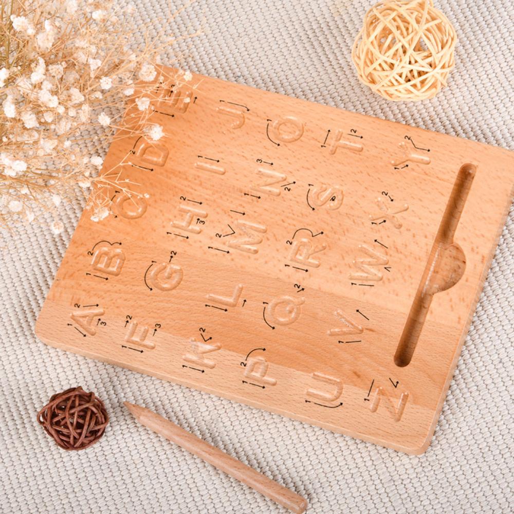 Higolot™ Wooden Alphabet Practicing Board for Kids