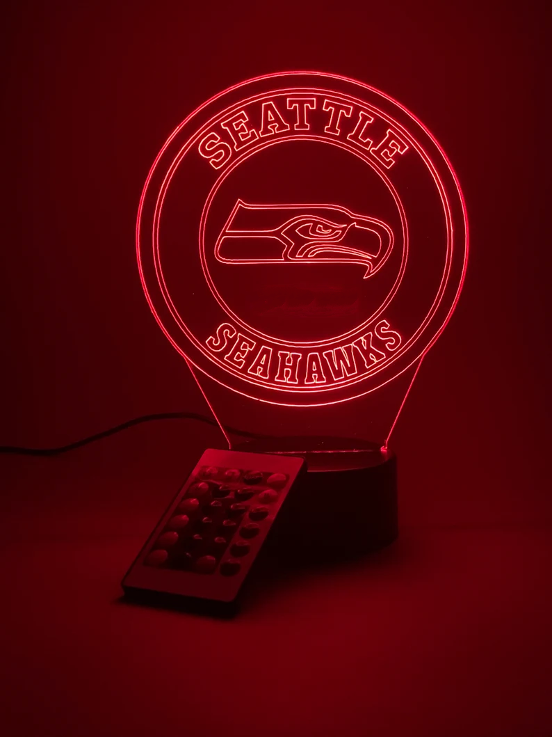 SEATTLE SEAHAWKS 3D LED LIGHT LAMP